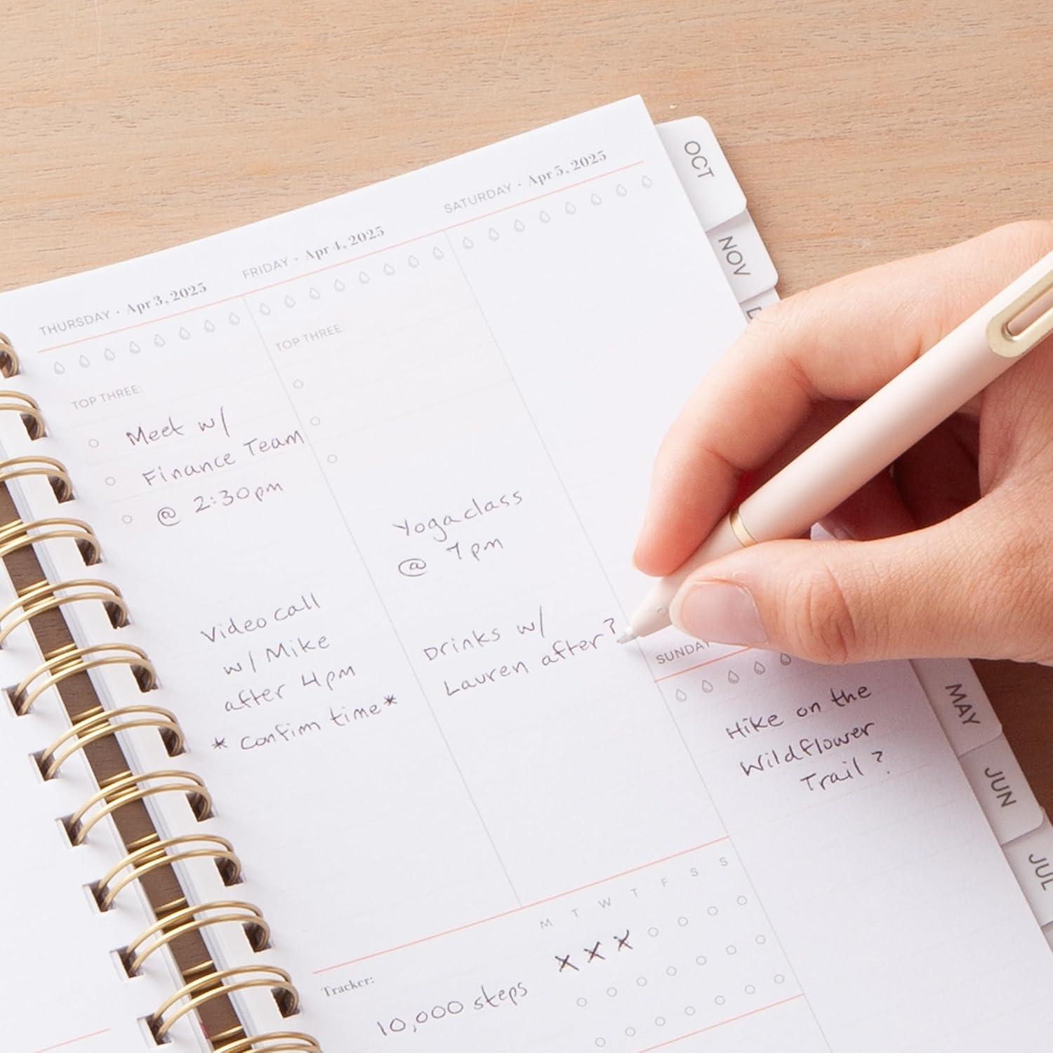 imageBlue Sky 15 Month 2026 Weekly and Monthly Planner Calendar October 2025 December 2026 5quot x 8quot Hard Cover Durable Twin Wire Binding Laminated Tabs Storage Pocket Includes Ruler Sticky Notes ampamp Stickers HenriHenri 2025