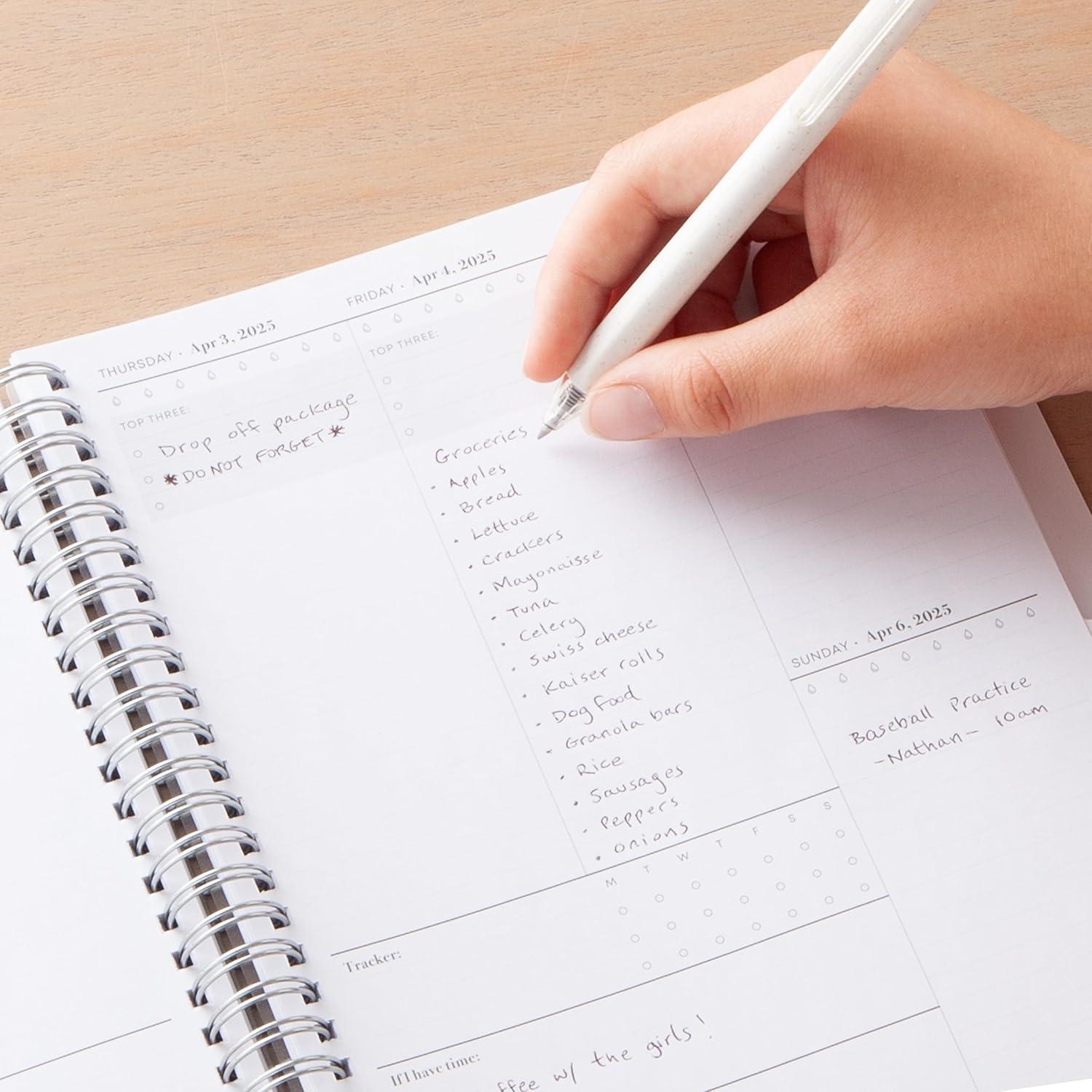 imageBlue Sky 15 Month 2026 Weekly and Monthly Planner Calendar October 2025 December 2026 7quot x 9quot Flexible Cover Durable Twin Wire Binding Laminated Tabs Includes Ruler ampamp Sticky Notes WrenAiden Dark 2025