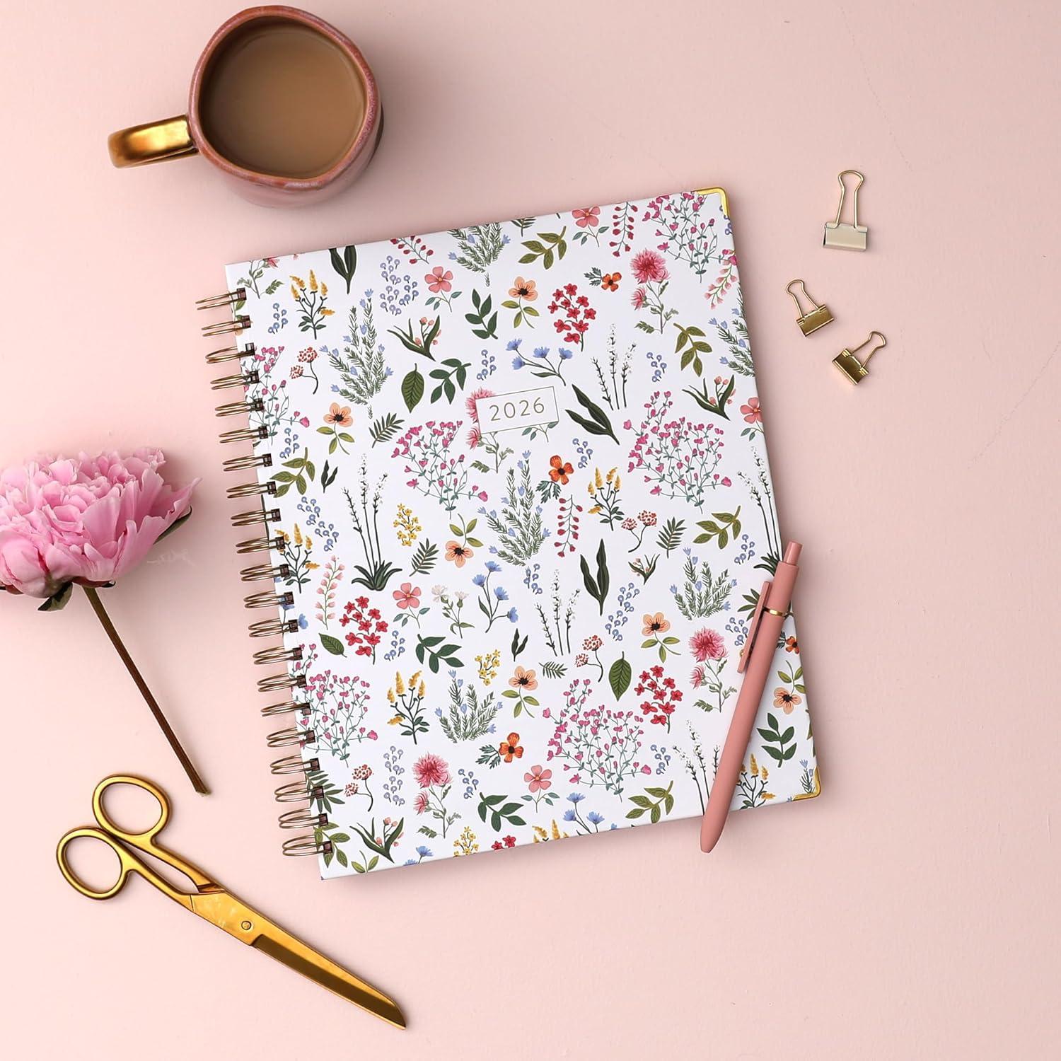 imageBlue Sky 15 Month 2026 Weekly and Monthly Planner Calendar October 2025 December 2026 85quot x 11quot Hard Cover Durable Twin Wire Binding Laminated Tabs Storage Pocket Includes Ruler Sticky Notes ampamp Stickers LondonberryLondonberry 2026