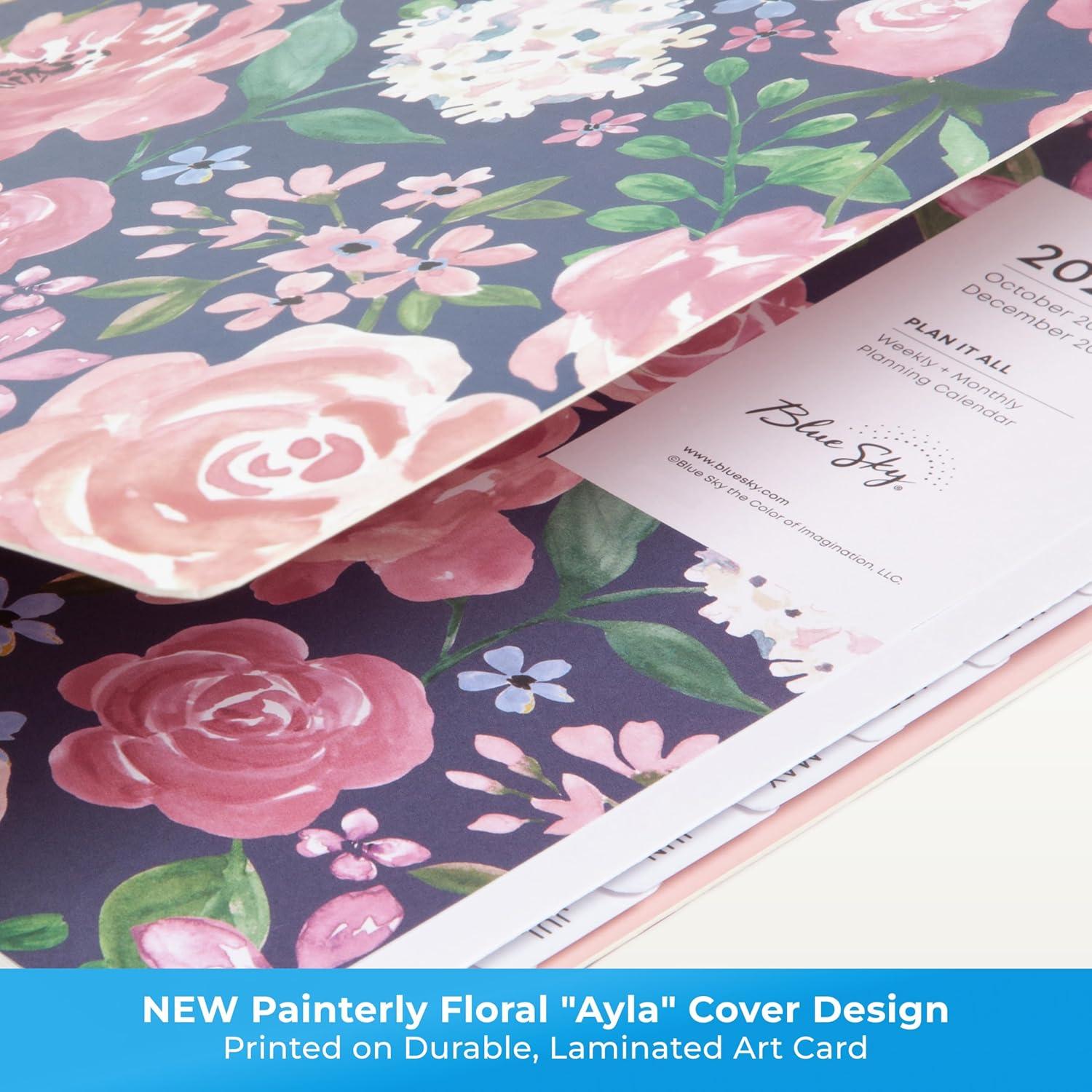 imageBlue Sky 15 Month 2026 Weekly and Monthly Planner Calendar October 2025 December 2026 85quot x 11quot Laminated Cover Durable Twin Wire Binding Laminated Tabs Storage Pocket Includes Stickers CoronadoAlya 2026