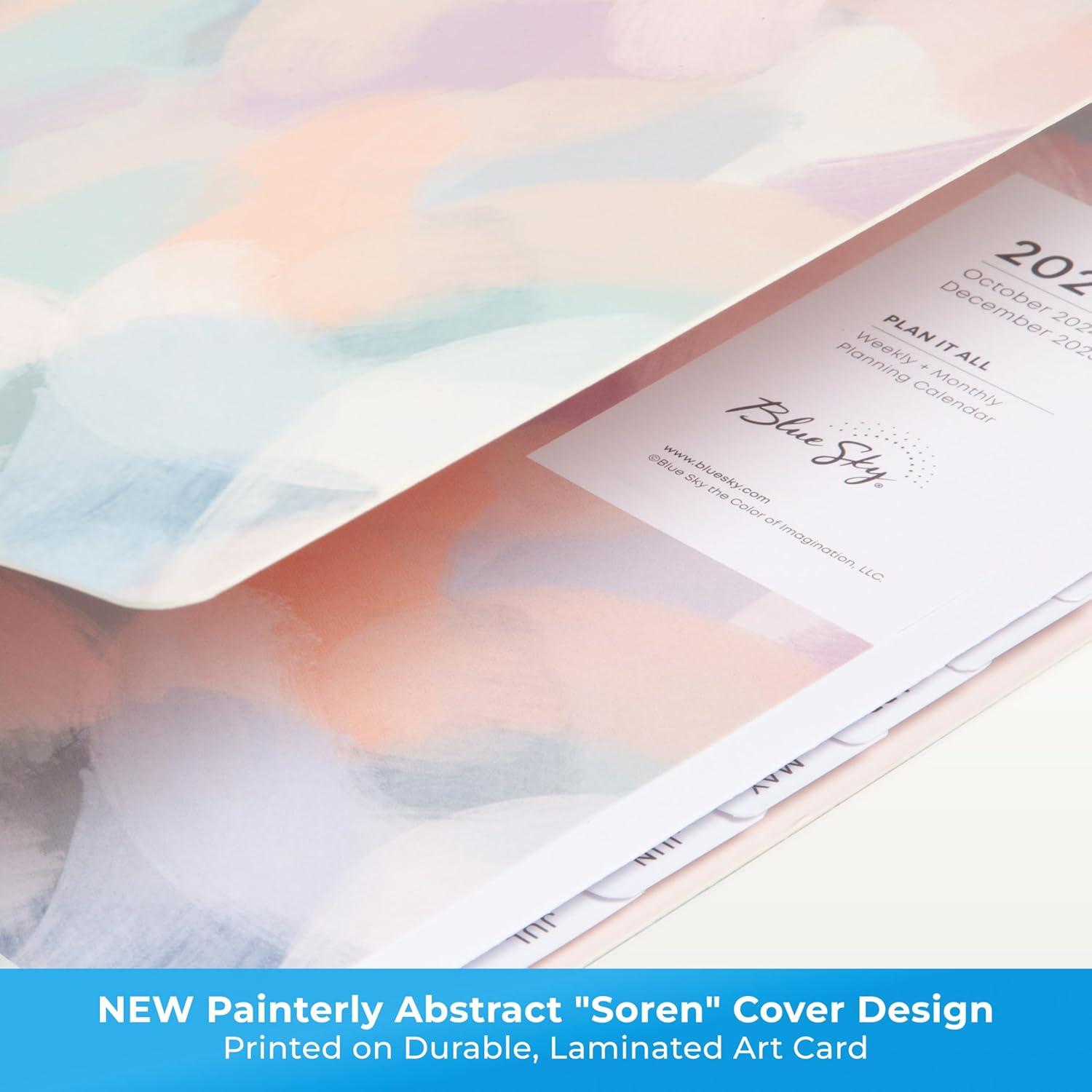 imageBlue Sky 15 Month 2026 Weekly and Monthly Planner Calendar October 2025 December 2026 85quot x 11quot Laminated Cover Durable Twin Wire Binding Laminated Tabs Storage Pocket Includes Stickers CoronadoSoren 2026