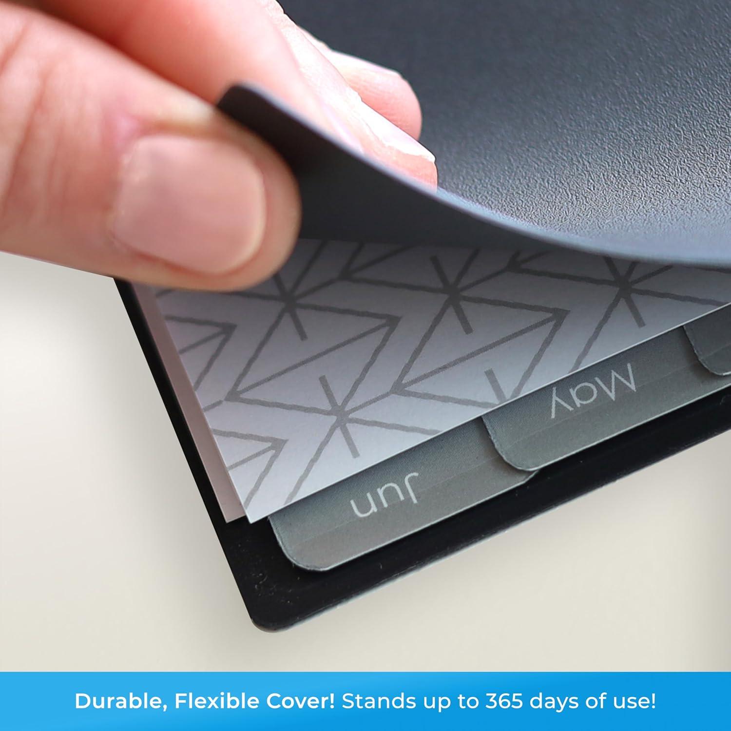 imageBlue Sky 20252026 Weekly and Monthly Academic Year Planner Calendar July June 85quot x 11quot Flexible Cover Wirebound Laminated Tabs Storage Pocket Enterprise Enterprise 20252026 85quot x 11quotEnterprise 20252026