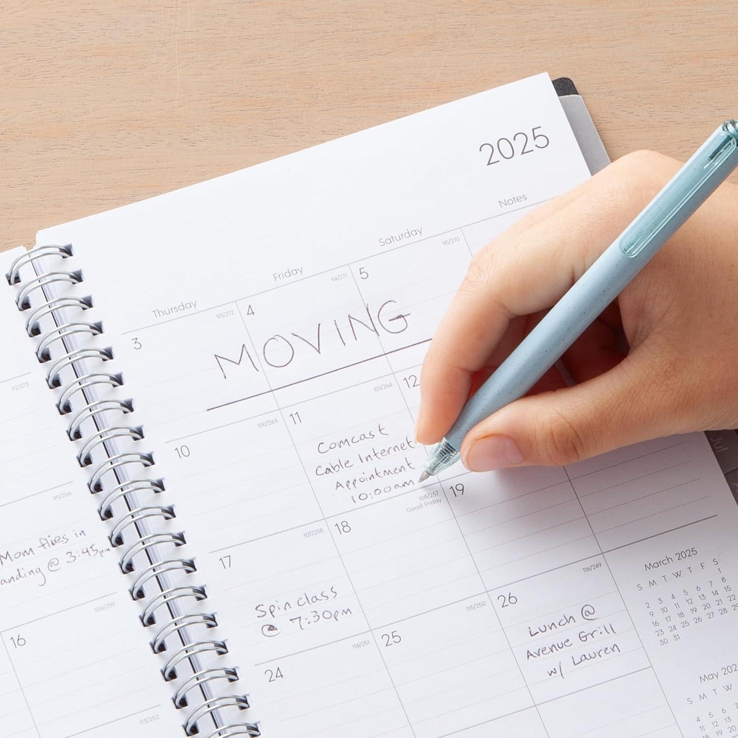 imageBlue Sky 2026 15Month Weekly and Monthly Mini Planner Calendar Includes October 2025 December 2026 3625quot x 6125quot Flexible Cover Wirebound Laminated Tabs EnterpriseEnterprise 2025