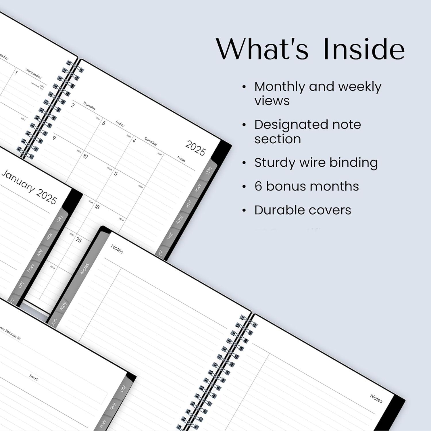 imageBlue Sky 2026 15Month Weekly and Monthly Mini Planner Calendar Includes October 2025 December 2026 3625quot x 6125quot Flexible Cover Wirebound Laminated Tabs EnterpriseEnterprise 2025