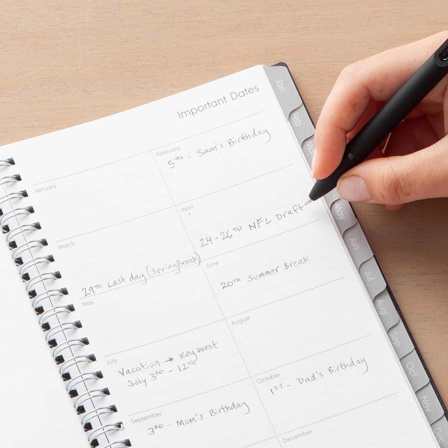 imageBlue Sky 2026 15Month Weekly and Monthly Mini Planner Calendar Includes October 2025 December 2026 3625quot x 6125quot Flexible Cover Wirebound Laminated Tabs EnterpriseEnterprise 2025