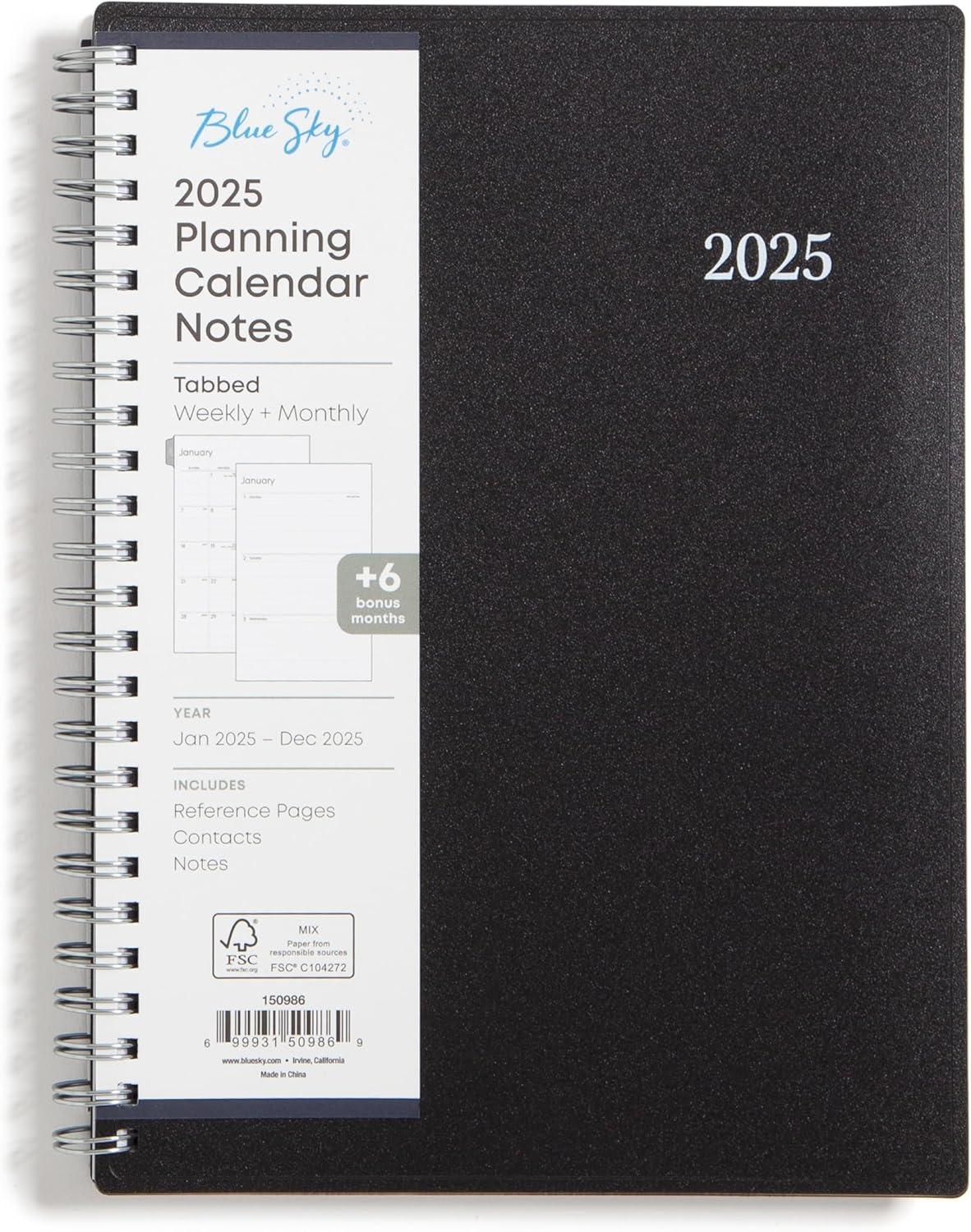 imageBlue Sky 2026 15Month Weekly and Monthly Mini Planner Calendar Includes October 2025 December 2026 3625quot x 6125quot Flexible Cover Wirebound Laminated Tabs EnterpriseEnterprise 2025