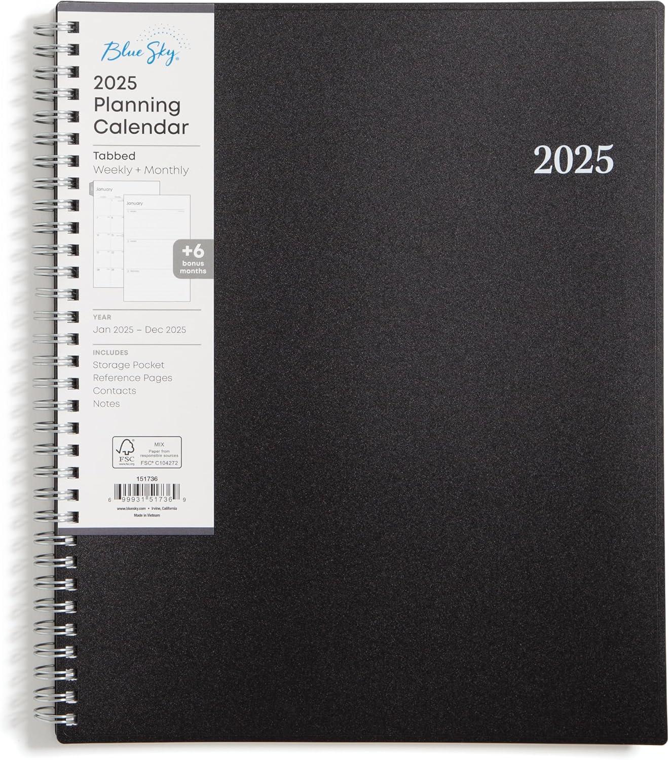 imageBlue Sky 2026 15Month Weekly and Monthly Mini Planner Calendar Includes October 2025 December 2026 3625quot x 6125quot Flexible Cover Wirebound Laminated Tabs EnterpriseEnterprise 2025