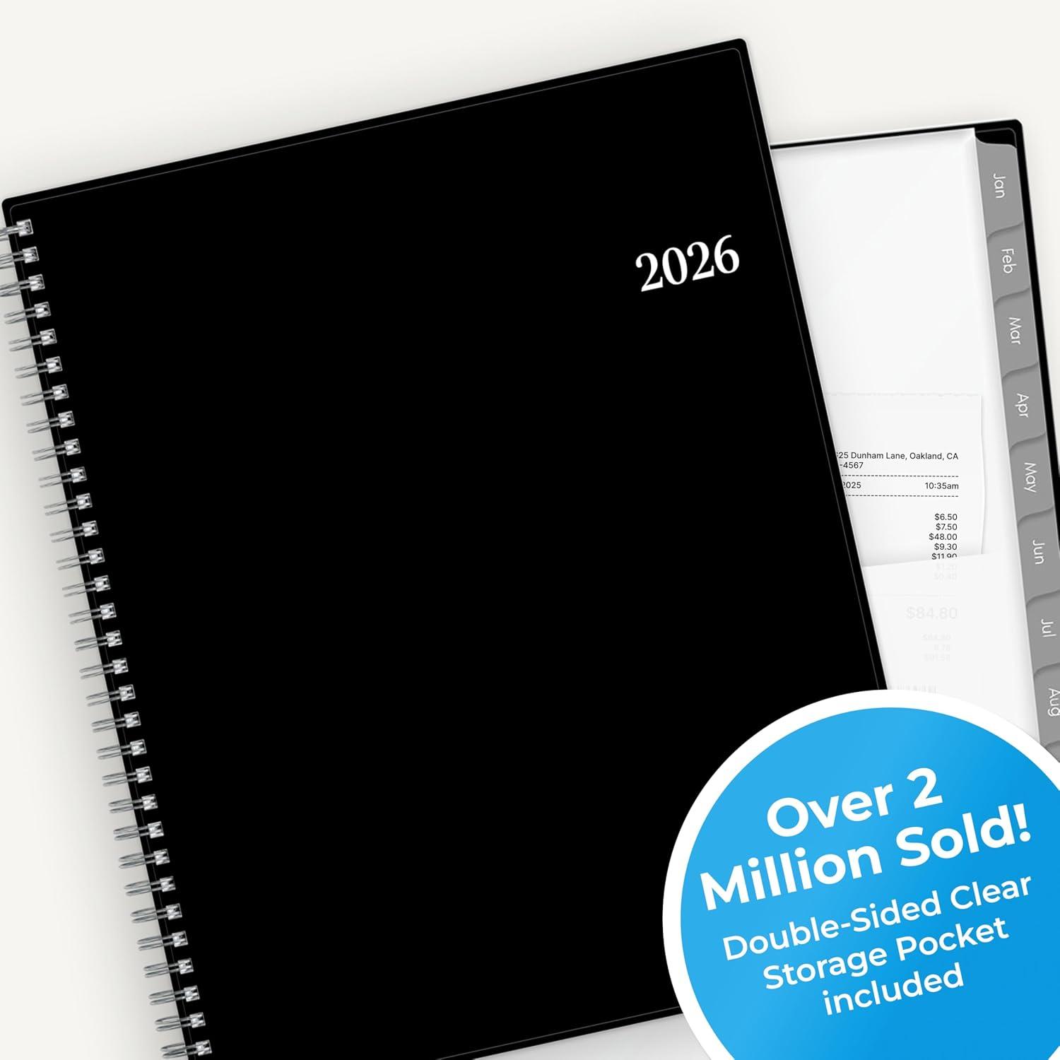 imageBlue Sky 2026 15Month Weekly and Monthly Mini Planner Calendar Includes October 2025 December 2026 3625quot x 6125quot Flexible Cover Wirebound Laminated Tabs EnterpriseEnterprise 2026