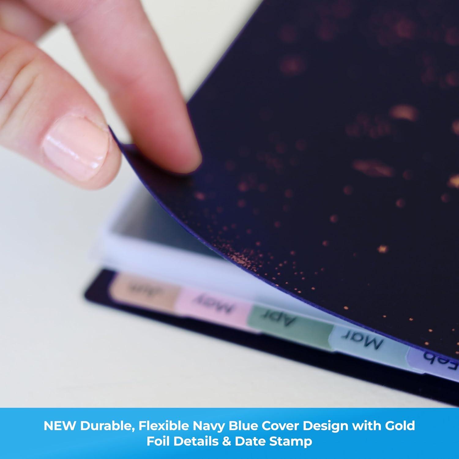 imageBlue Sky 2026 Weekly and Monthly Planner Calendar January 2026 December 2026 5875 x 8625 Flexible Cover Storage Pocket Ruler Colorful Interior Includes Extra 30 Sheets of Notes BlackStarlight 2026