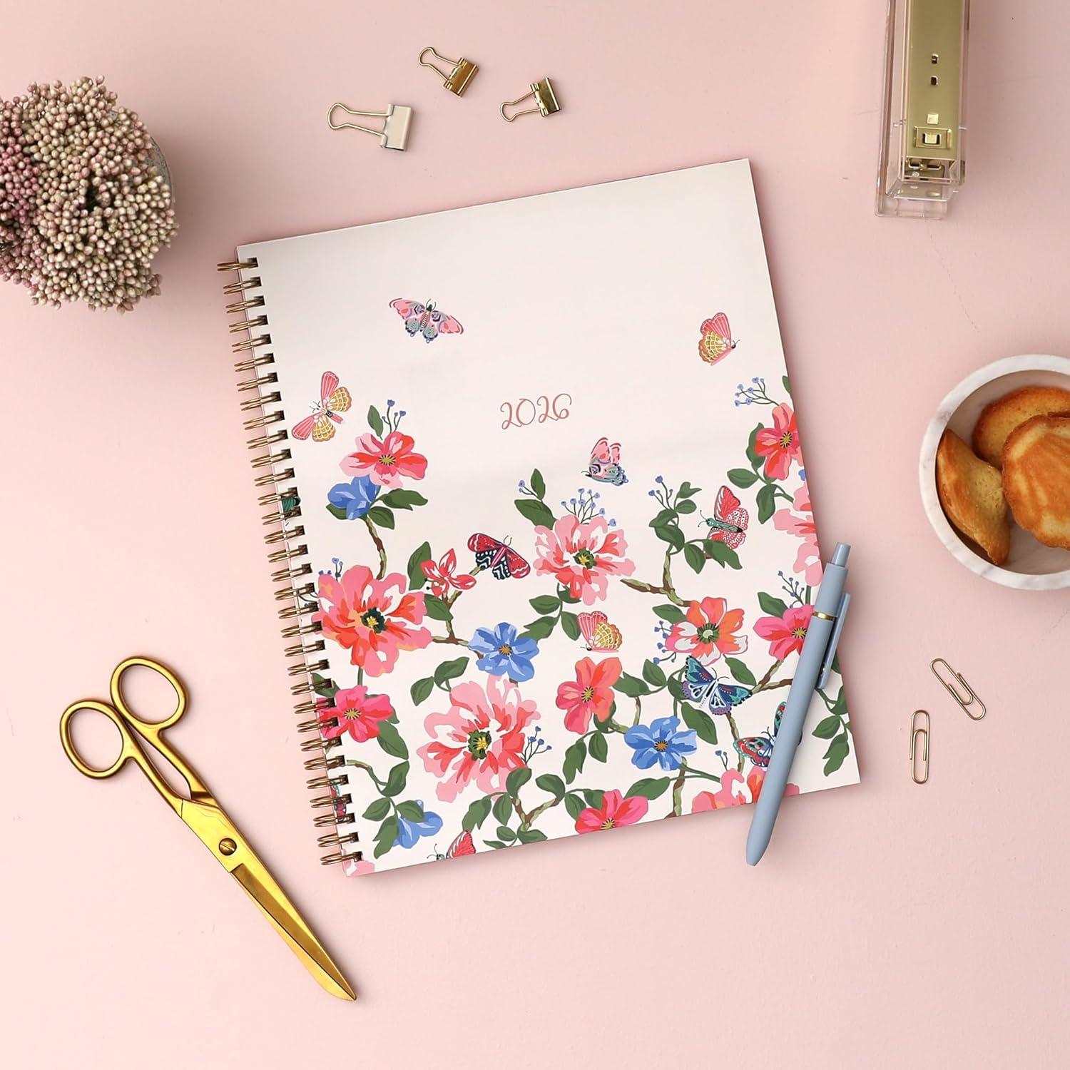 imageBlue Sky 2026 Weekly and Monthly Planner Calendar January 2026 December 2026 5quot x 8quot Flexible Frosted Cover Laminated Tabs Durable Twin Wire Binding Fly ByFly By 2026