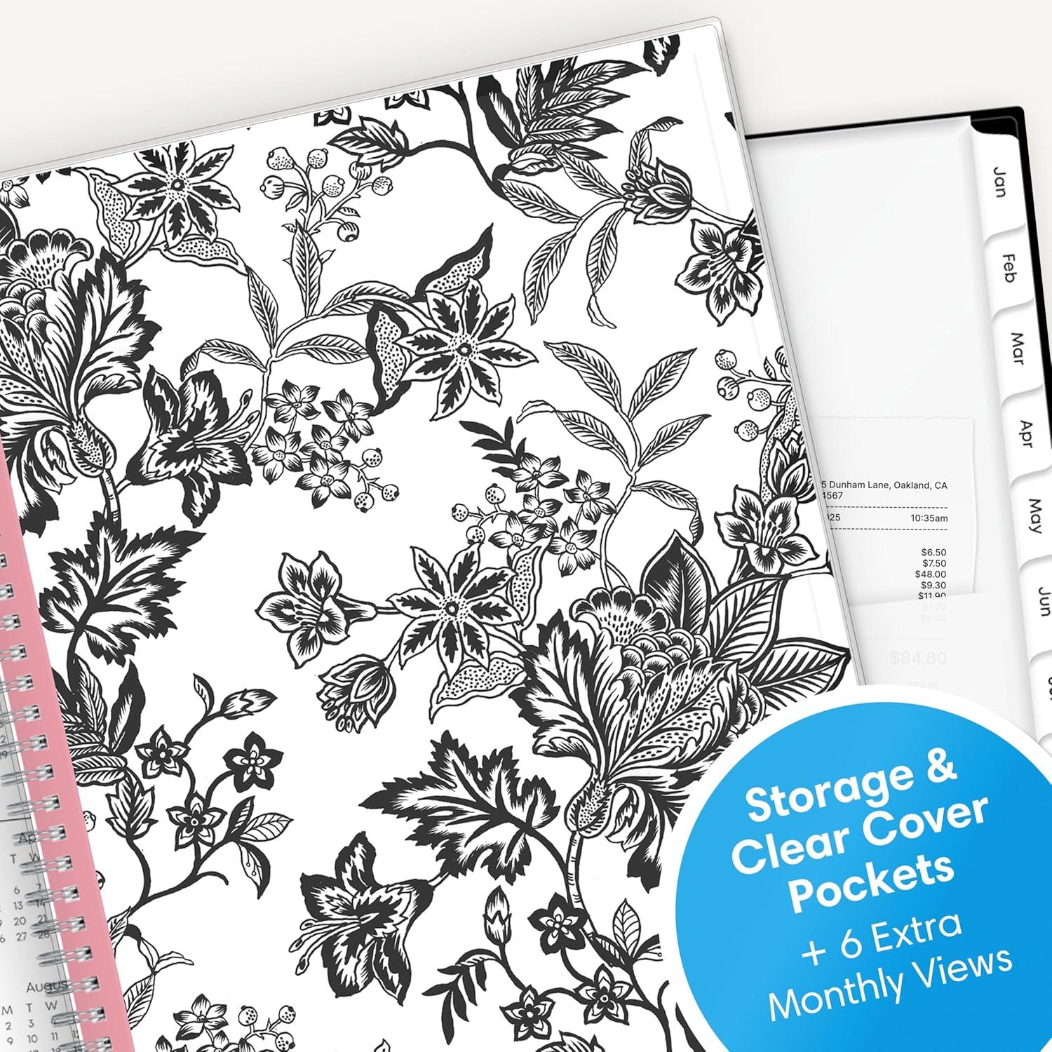 imageBlue Sky 2026 Weekly and Monthly Planner Calendar January 2026 December 2026 85quot x 11quot Clear Pocket Cover Laminated Tabs Durable Twin Wire Binding Storage Pocket AnaleisAnaleis 2026