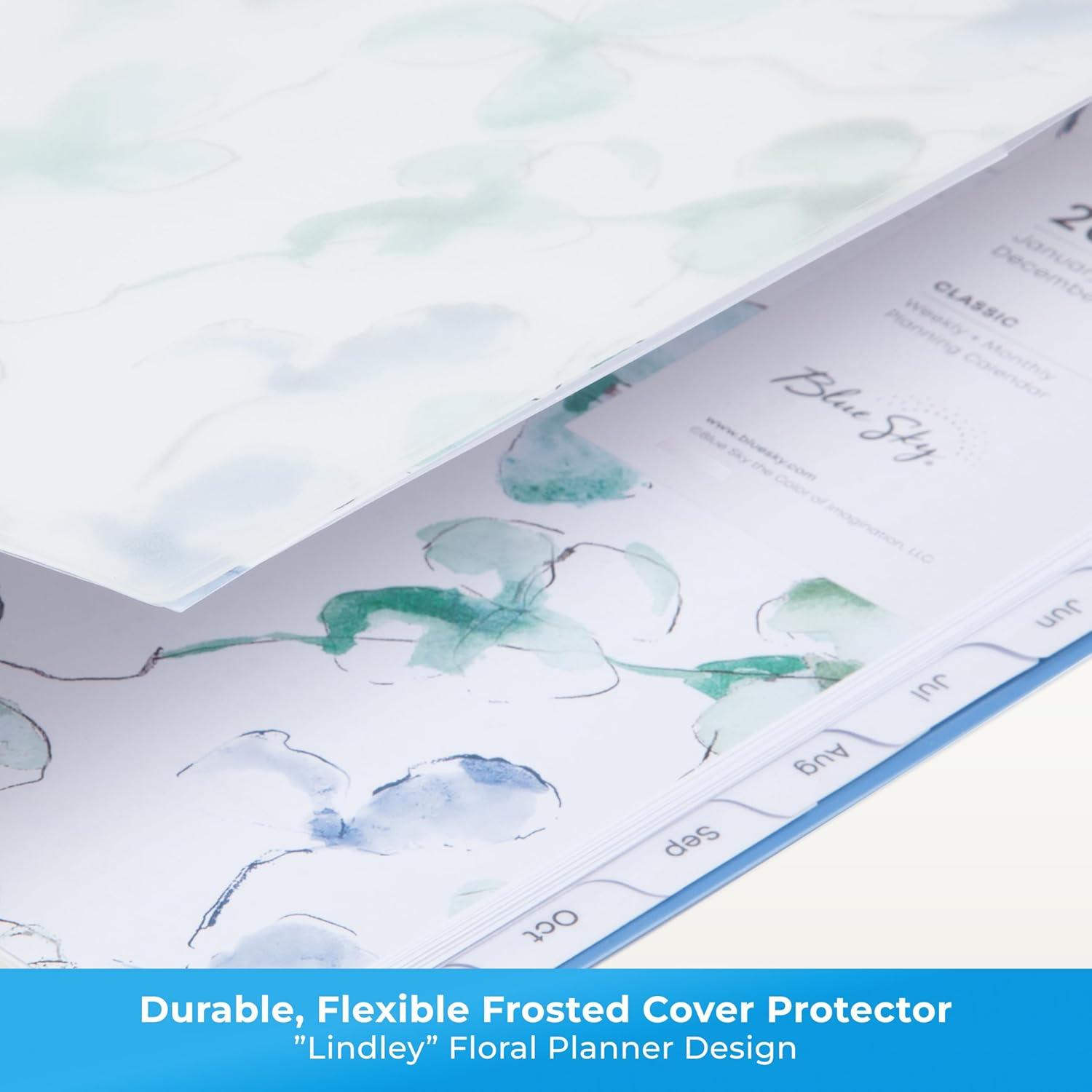 imageBlue Sky 2026 Weekly and Monthly Planner Calendar January 2026 December 2026 85quot x 11quot Flexible Cover Laminated Tabs Durable Twin Wire Binding Storage Pocket LindleyLindley 2026