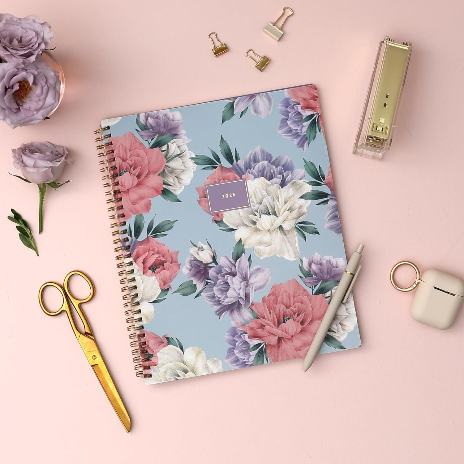 imageBlue Sky 2026 Weekly and Monthly Planner Calendar January 2026 December 2026 85quot x 11quot Flexible Cover Laminated Tabs Durable Twin Wire Binding Storage Pocket TulaTula 2026