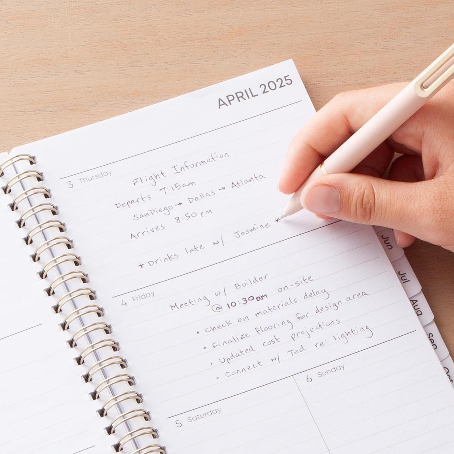 imageBlue Sky 2026 Weekly and Monthly Planner Calendar January 2026 December 2026 85quot x 11quot Flexible Cover Laminated Tabs Durable Twin Wire Binding Storage Pocket Bakah BlueBakah Blue 2025