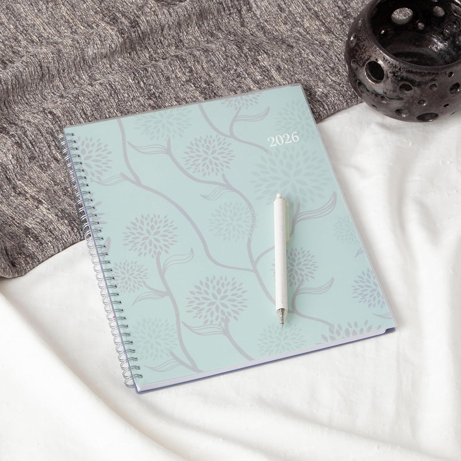 imageBlue Sky 2026 Weekly and Monthly Planner Calendar January 2026 December 2026 85quot x 11quot Flexible Cover Laminated Tabs Durable Twin Wire Binding Storage Pocket Rue Du FloreRue Du Flore 2026