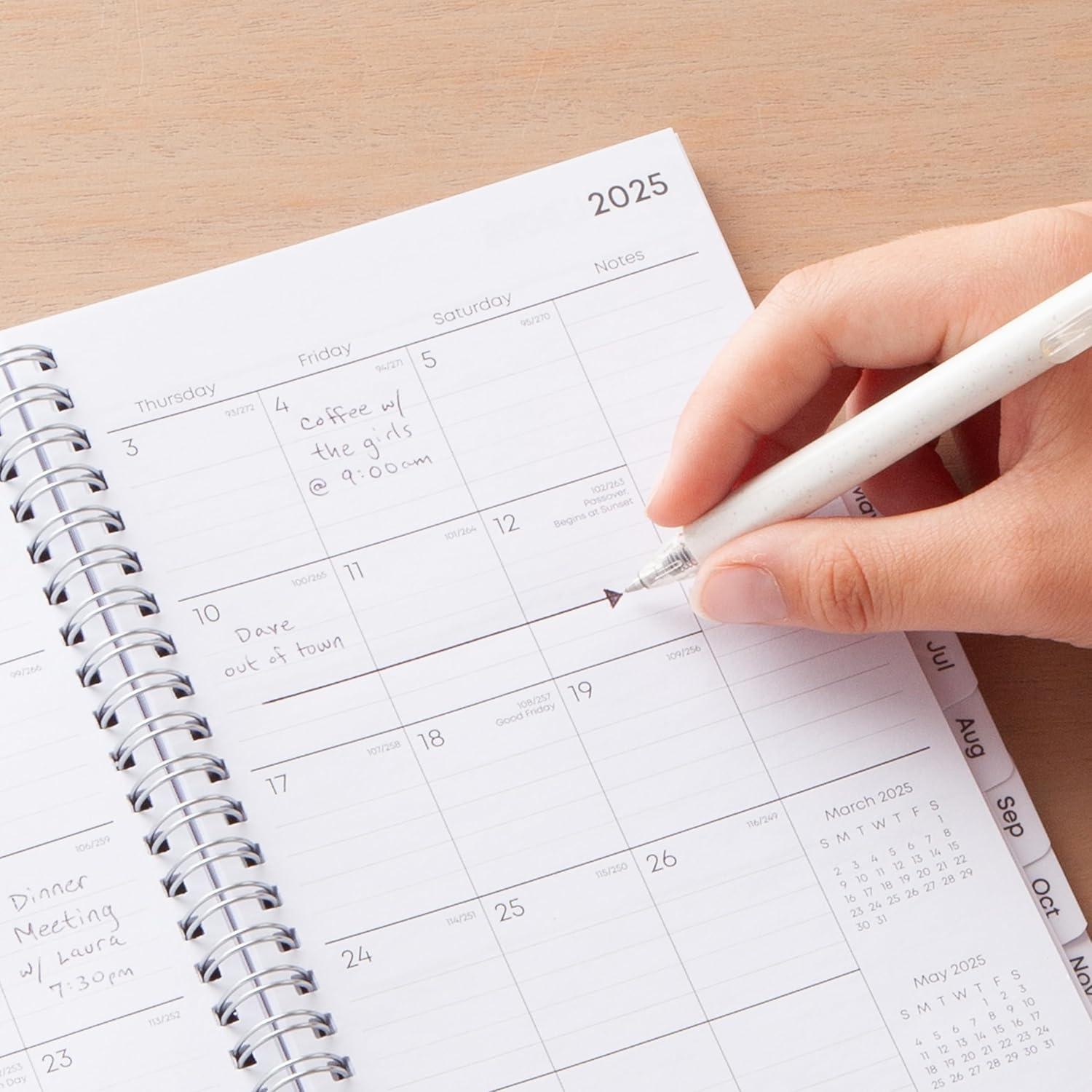 imageBlue Sky 2026 Weekly and Monthly Planner Calendar January 2026 December 2026 85quot x 11quot Flexible Cover Laminated Tabs Durable Twin Wire Binding Storage Pocket LindleyLindley 2025