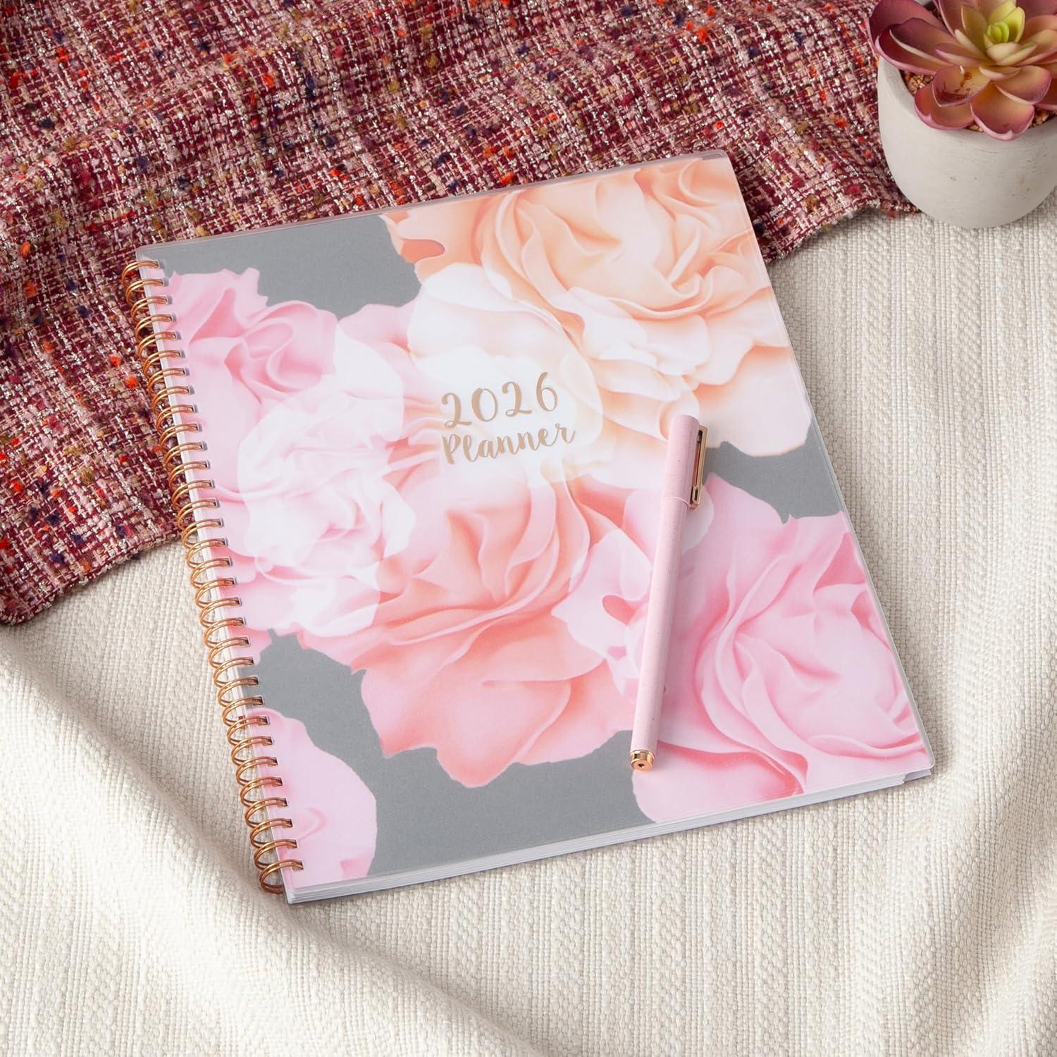 imageBlue Sky 2026 Weekly and Monthly Planner Calendar January 2026 December 2026 85quot x 11quot Flexible Cover Laminated Tabs Durable Twin Wire Binding Storage Pocket JoselynJoselyn 2026