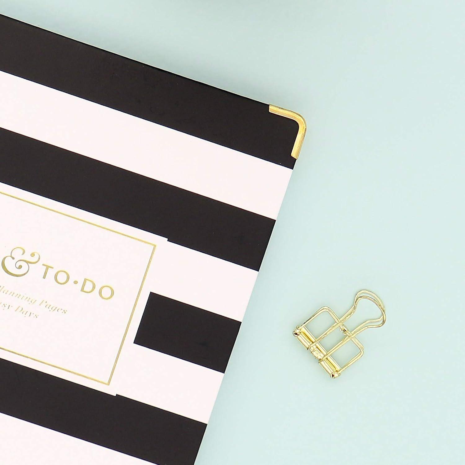 imageBlue Sky Day Designer for Today ToDo Notebook 160 Ruled Pages TwinWire Binding Hardcover 575 x 85 Black Stripe