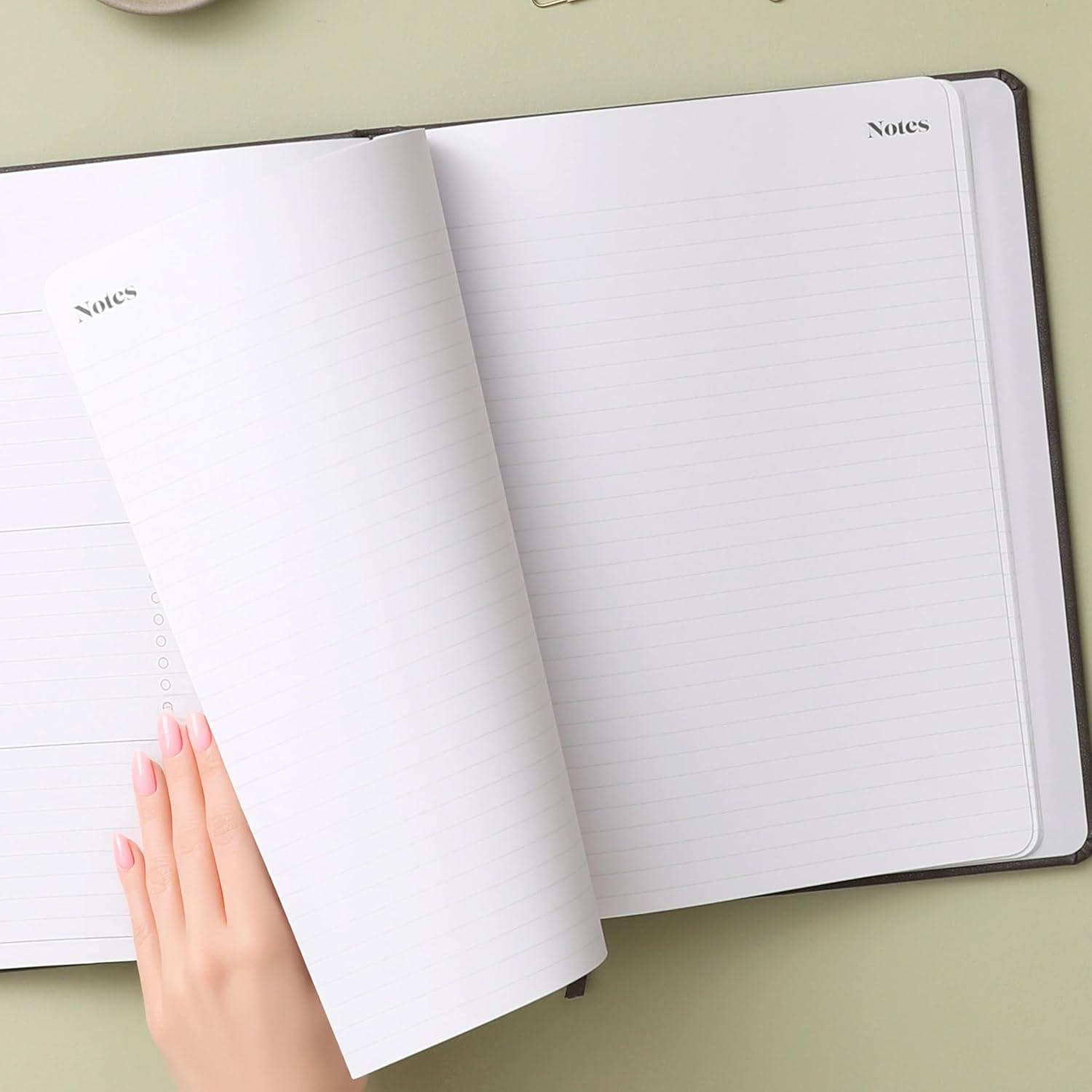 imageBlue Sky Everygirl NonDated Planner Weekly ampamp Monthly Layout Bookbound Flexible Cover Goal Setting and Time Management Organizer Gray 8quot x 10quotGray