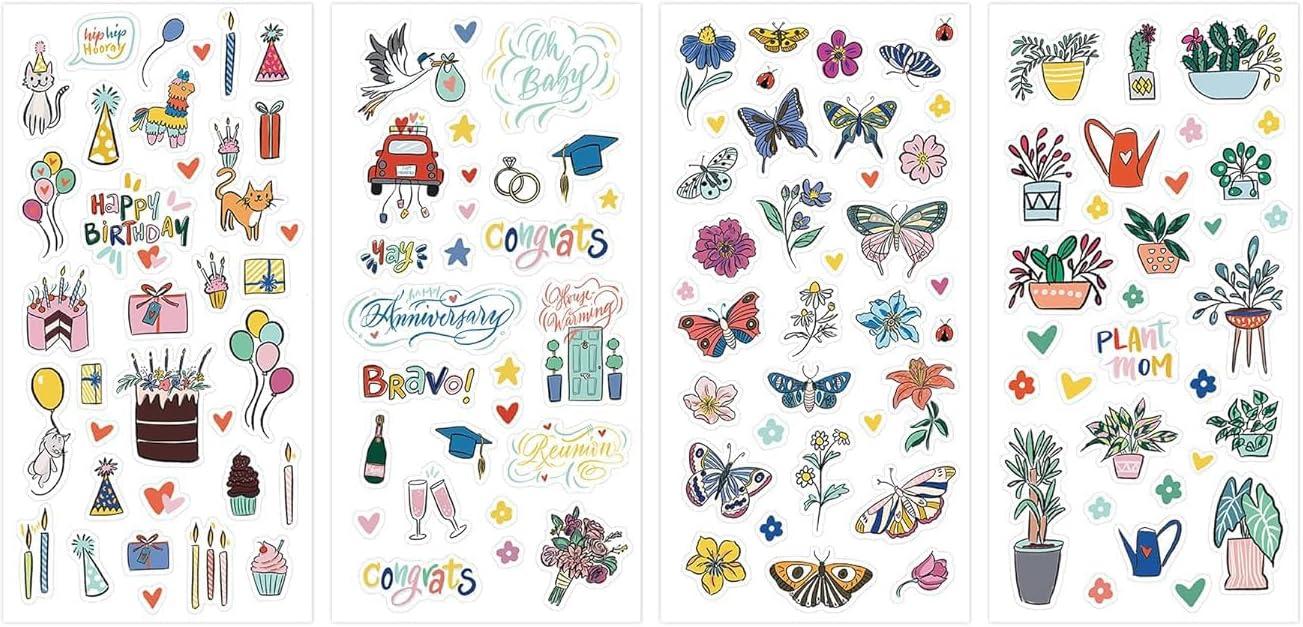 imageBlue Sky Holidays ampamp Seasons 1200 Sticker Pack Planner and Calendar Pack 449 x 906 Full Color 24 Sheets