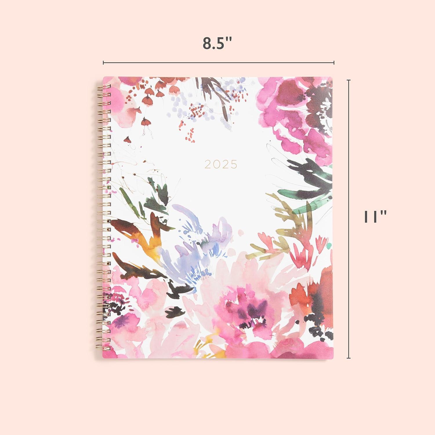 imageBlue Sky Kelly Ventura 2026 Weekly and Monthly Planner Calendar January 2026 December 2026 5quot x 8quot Flexible Cover Laminated Tabs Durable Twin Wire Binding Storage Pocket Magenta BloomsMagenta Blooms 2025
