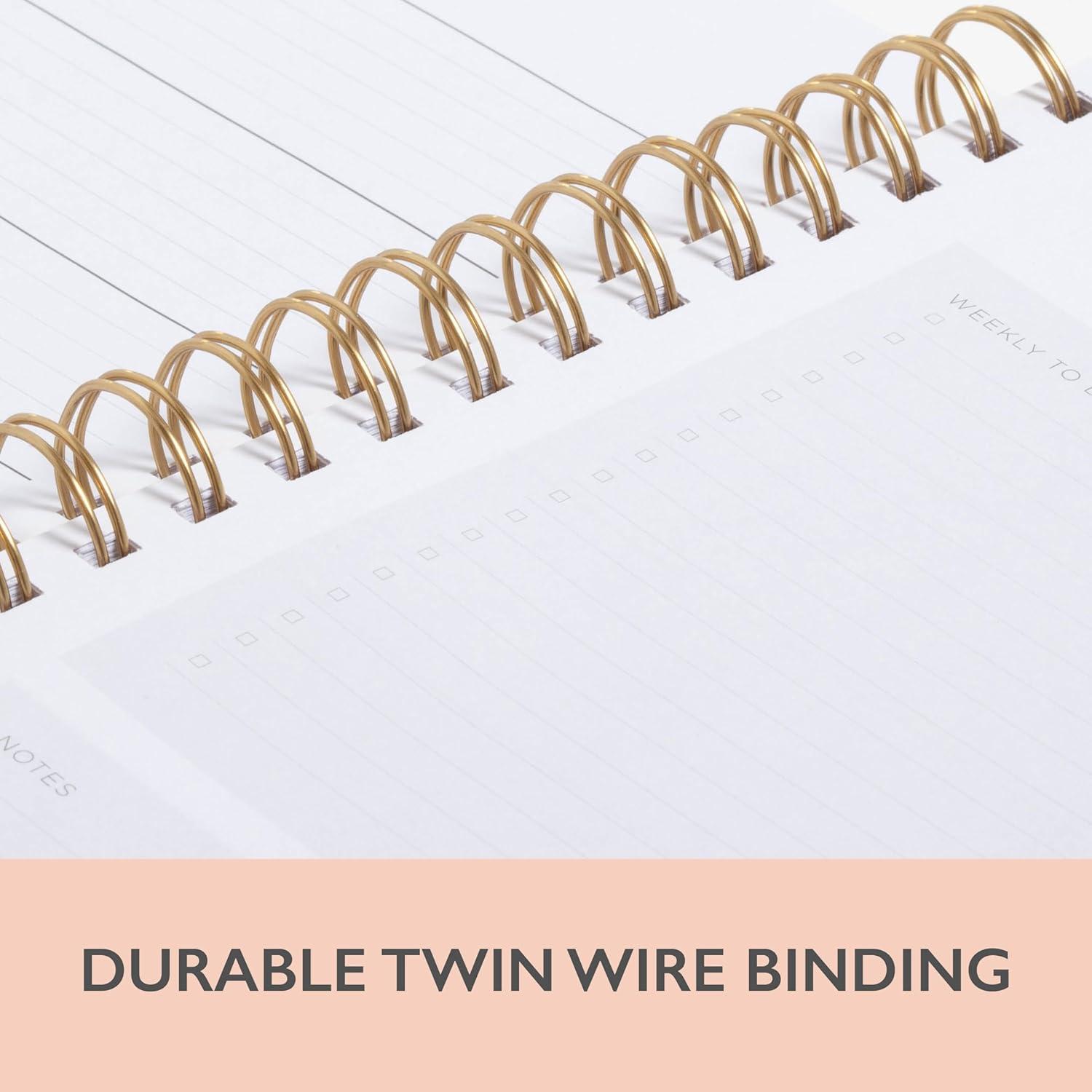 imageBlue Sky Life Note It 20252026 Academic Year Weekly and Monthly Planner July 2025 June 2026 5875quot x 8625quot Frosted Cover Laminated Tabs Wirebound Storage Pocket HannahHannah 20242025