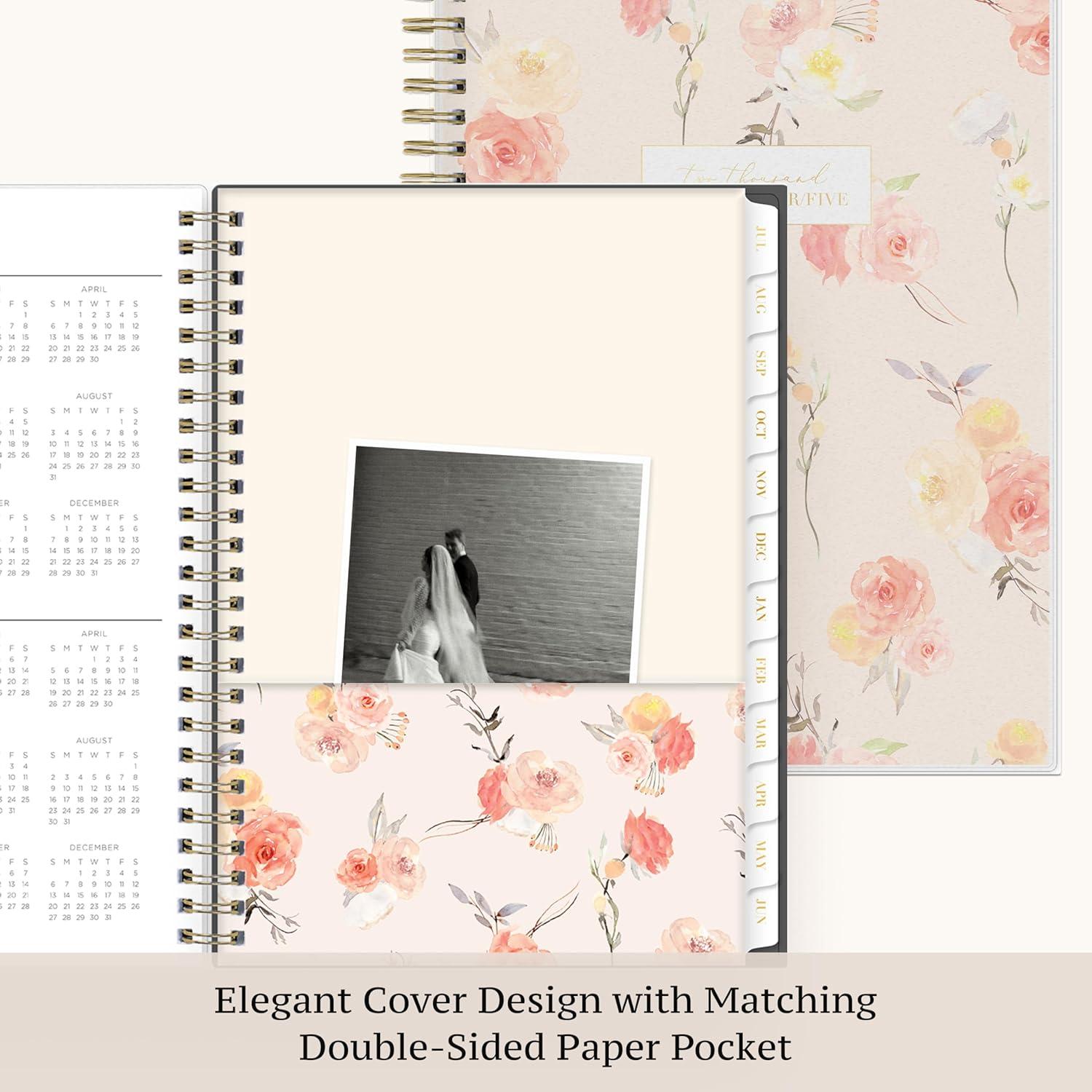 imageBlue Sky Life Note It 20252026 Academic Year Weekly and Monthly Planner July 2025 June 2026 85 x 11 Frosted Cover Laminated Tabs Wirebound Storage Pocket HannahHannah 20252026