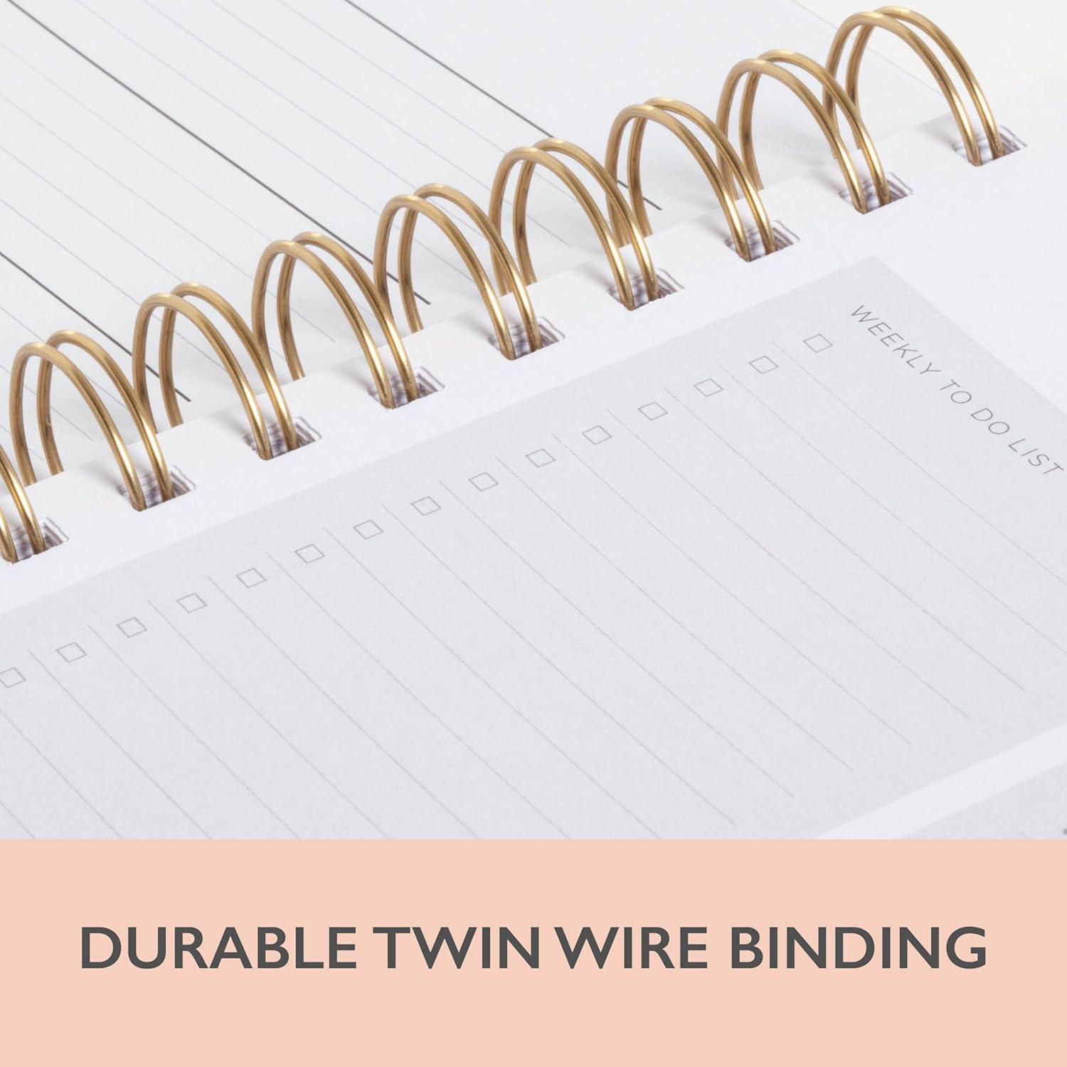 imageBlue Sky Life Note It 20252026 Academic Year Weekly and Monthly Planner July 2025 June 2026 85 x 11 Frosted Cover Laminated Tabs Wirebound Storage Pocket HannahHannah 20242025