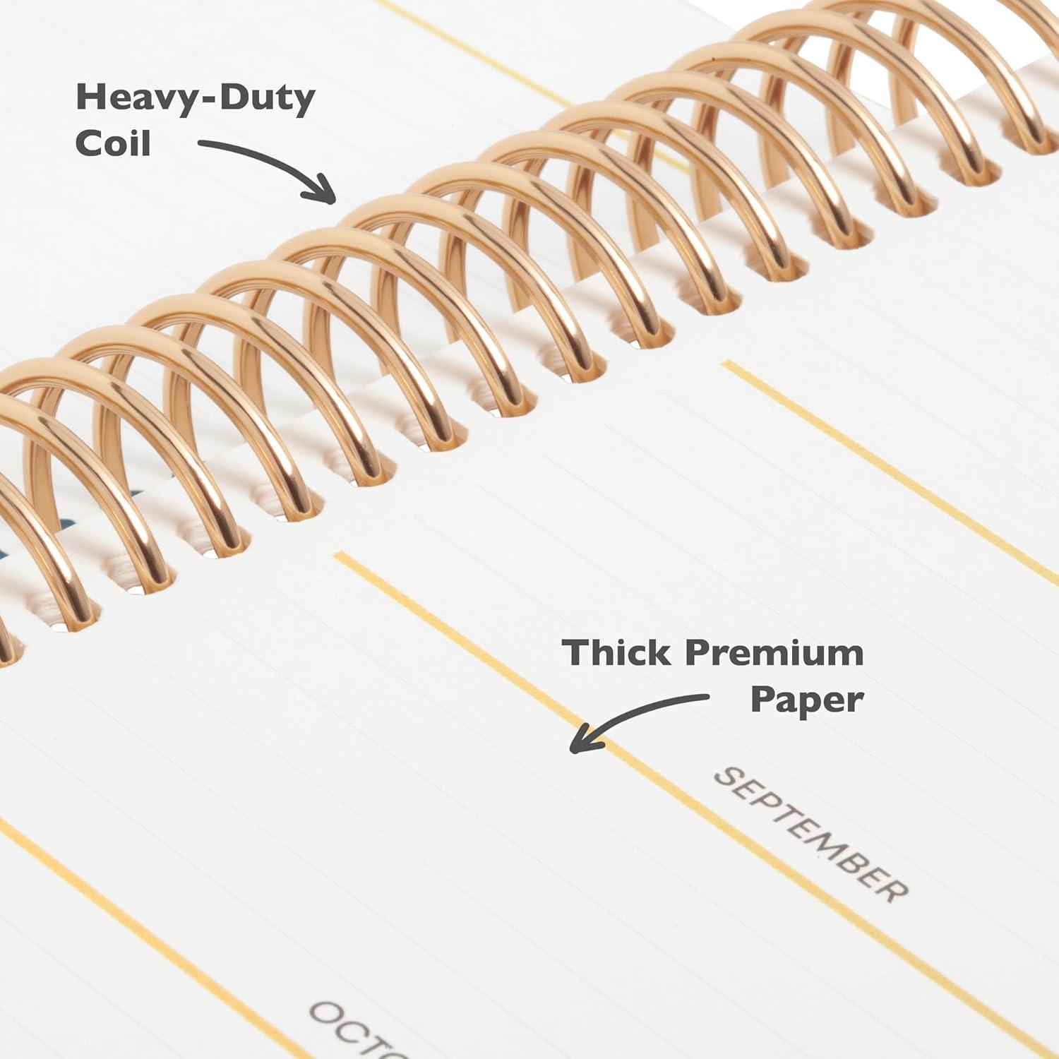imageBlue Sky LiveWell 20252026 Academic Year Weekly and Monthly Planner Calendar July 2025 June 2026 12Month 7quot x 9quotFlexible Cover Wirebound Laminated Tabs Storage Pocket Stickers CharmieCharmie 20242025