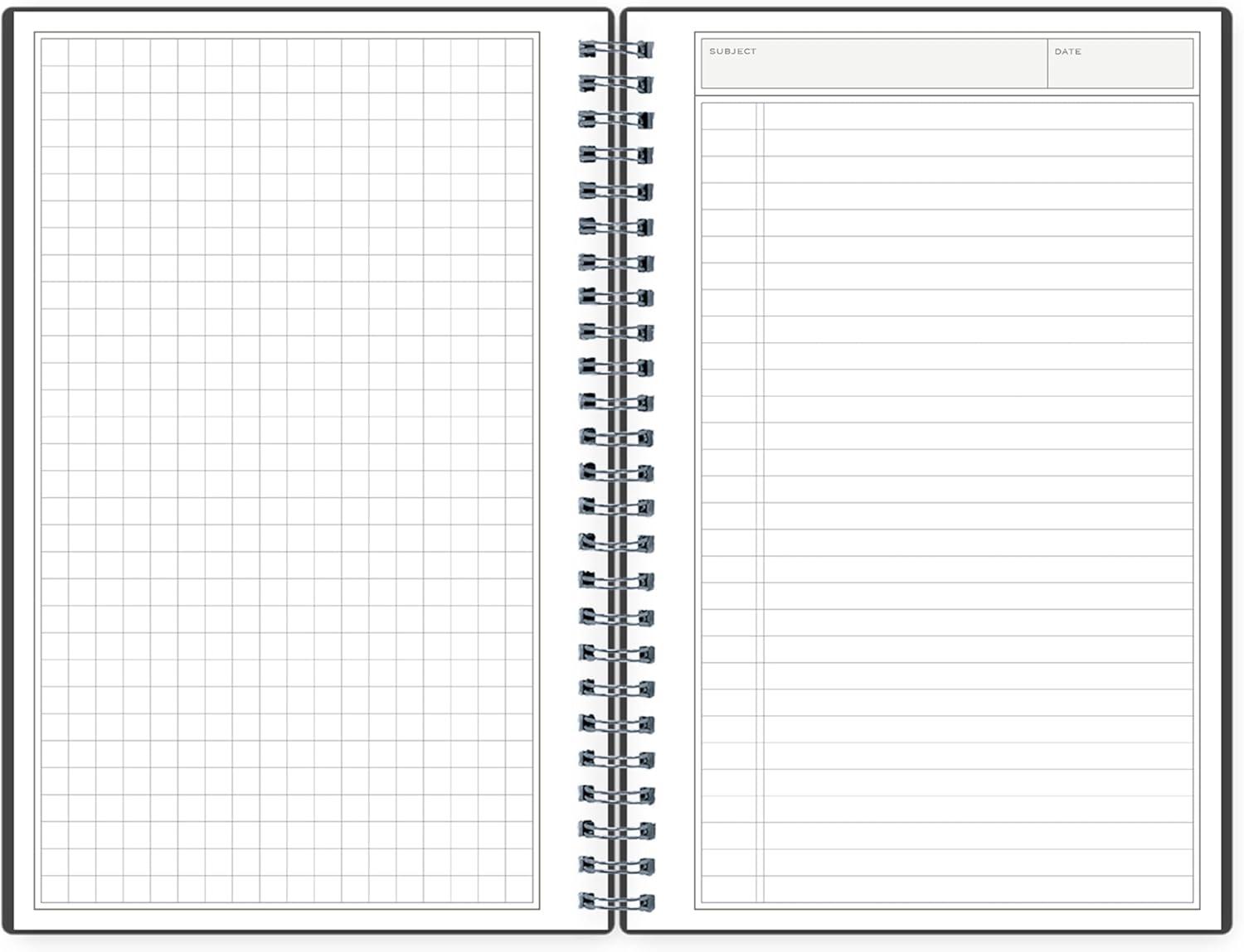 imageBlue Sky Undated Daily Planner Flexible Cover TwinWire Binding 55quot x 85quot Passages