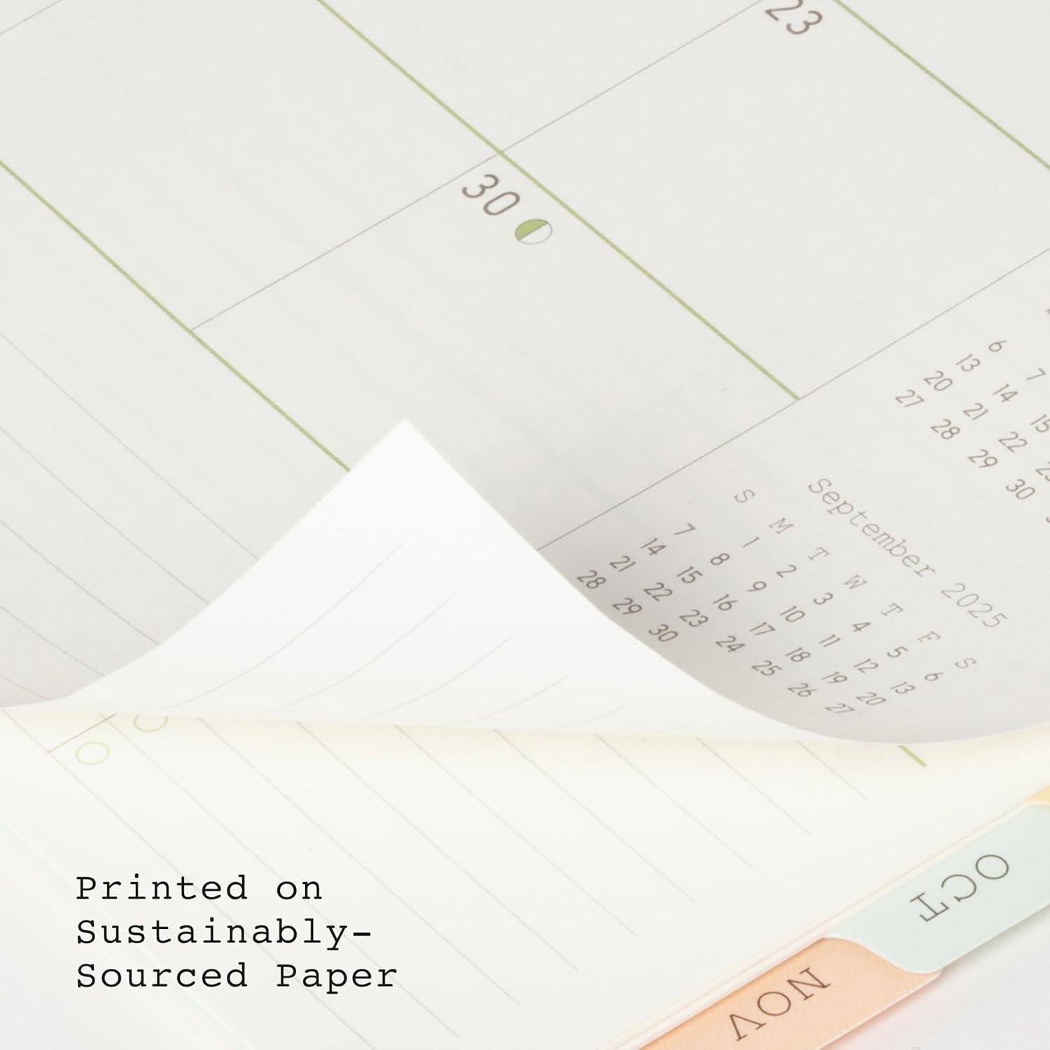 imageBlue Sky WAAV 20252026 Weekly and Monthly Academic Year Planner Calendar July 2025 June 2026 5875quot x 8625quot Flexible Cover Wirebound Laminated Tabs Storage Pocket MichelleMichelle 20252026