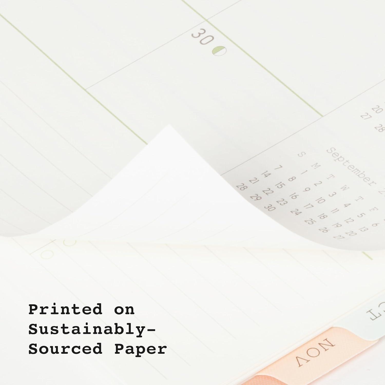 imageBlue Sky WAAV 2026 Weekly and Monthly Planner Calendar January 2026 December 2026 7quot x 9quot Flexible Cover Durable Twin Wire Binding Laminated Tabs Storage Pocket BaileyBailey 2026