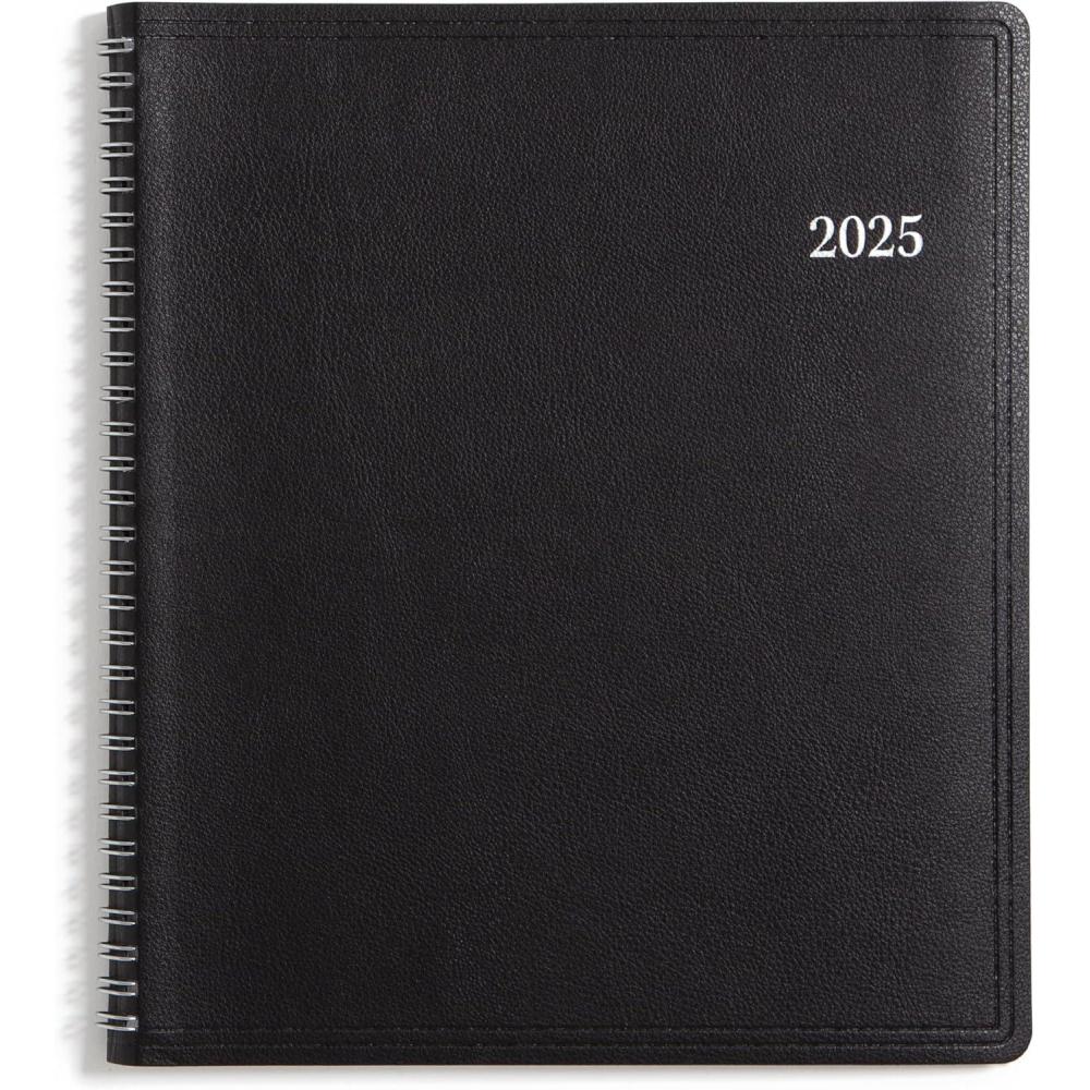imageBlue Sky 2026 15Month Monthly Planner Calendar October 2025 December 2026 8 x 10 Durable Faux Leather Cover Laminated Tabs Concealed Wirebound Storage Pocket EnterpriseEnterprise 2025
