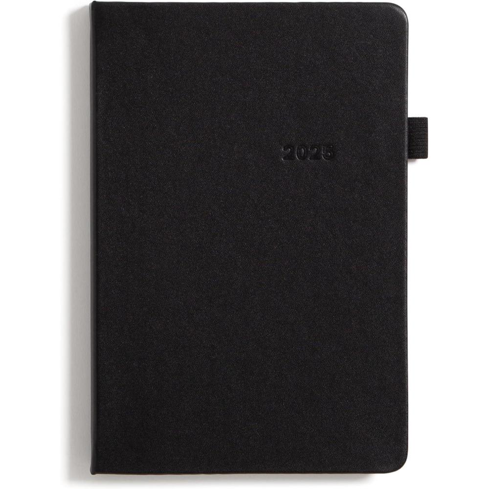 imageBlue Sky 2026 Weekly and Monthly Planner Calendar January 2026 December 2026 5quot x 8quot Faux Leather Hard Cover Bookbound Tabs Pen Loop French NavyBlack 2025
