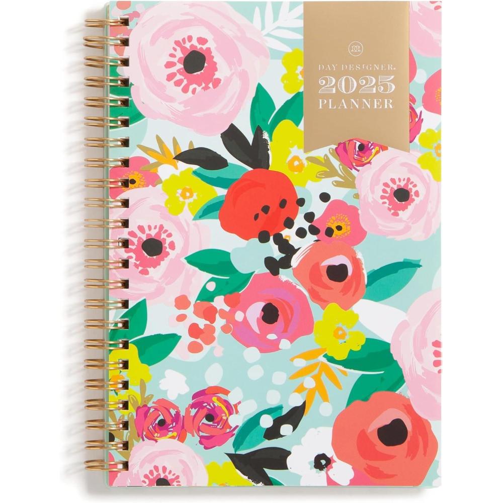 imageBlue Sky Day Designer 2026 Weekly and Monthly Planner Calendar January 2026 December 2026 85quot x 11quot Flexible Cover Durable Twin Wire Binding Storage Pocket Stickers Secret Garden MintSecret Garden Mint 2025
