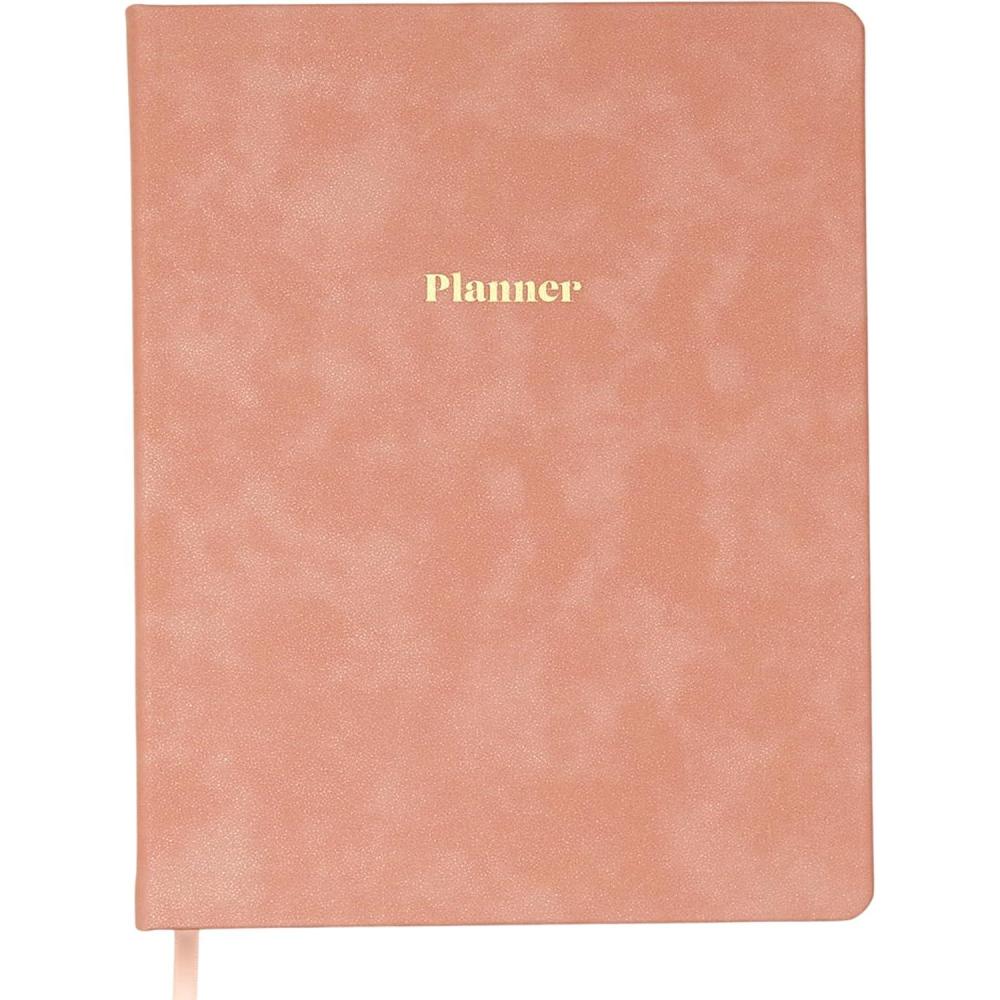 imageBlue Sky Everygirl NonDated Planner Weekly ampamp Monthly Layout Bookbound Flexible Cover Goal Setting and Time Management Organizer Gray 8quot x 10quotDesert Rose