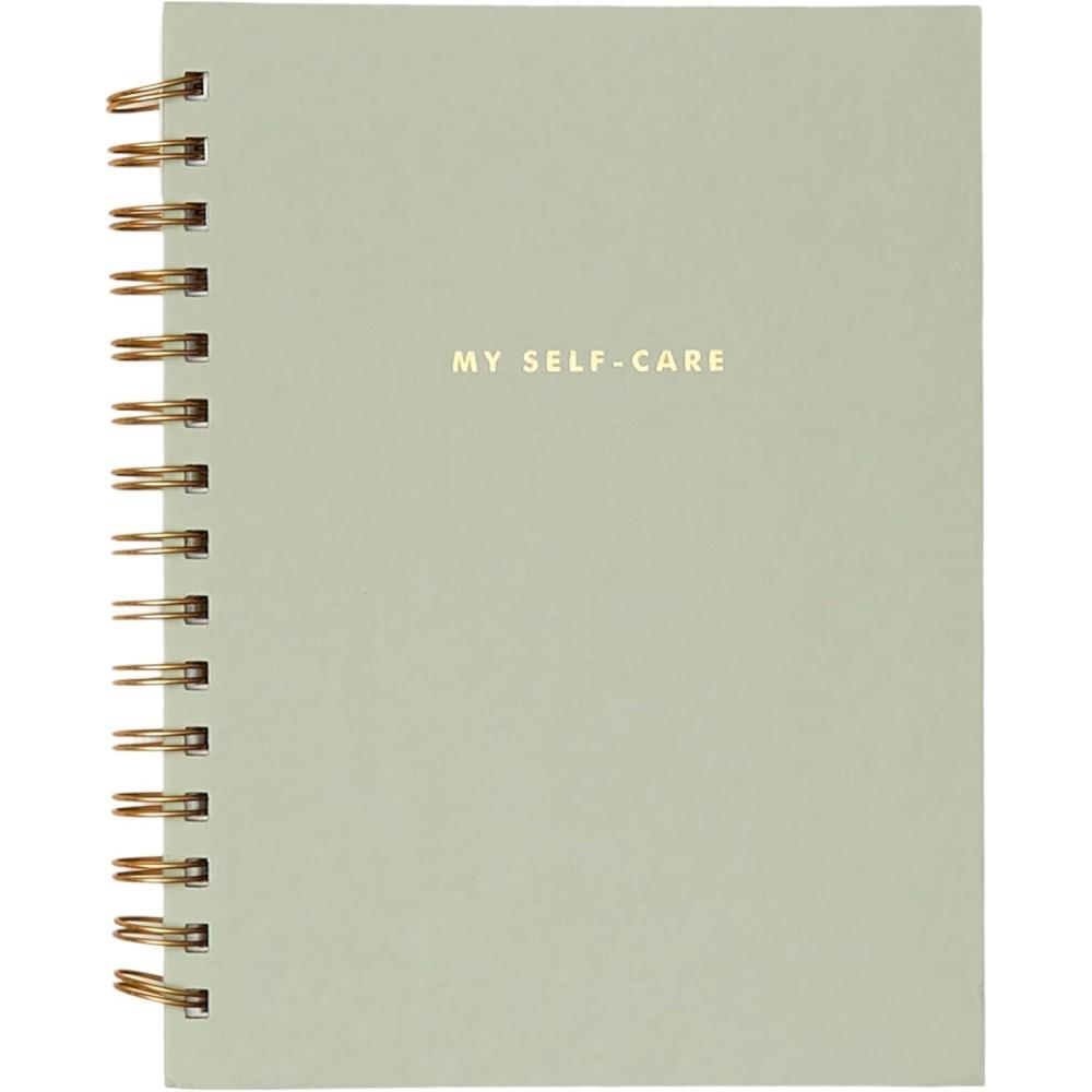 imageBlue Sky Everygirl SelfCare Journal 6quot x 8quot NonDated Soft Sage Cover Safety Wirebound Guided Prompts for Wellness Mindfulness and Reflection Soft SageSoft Sage