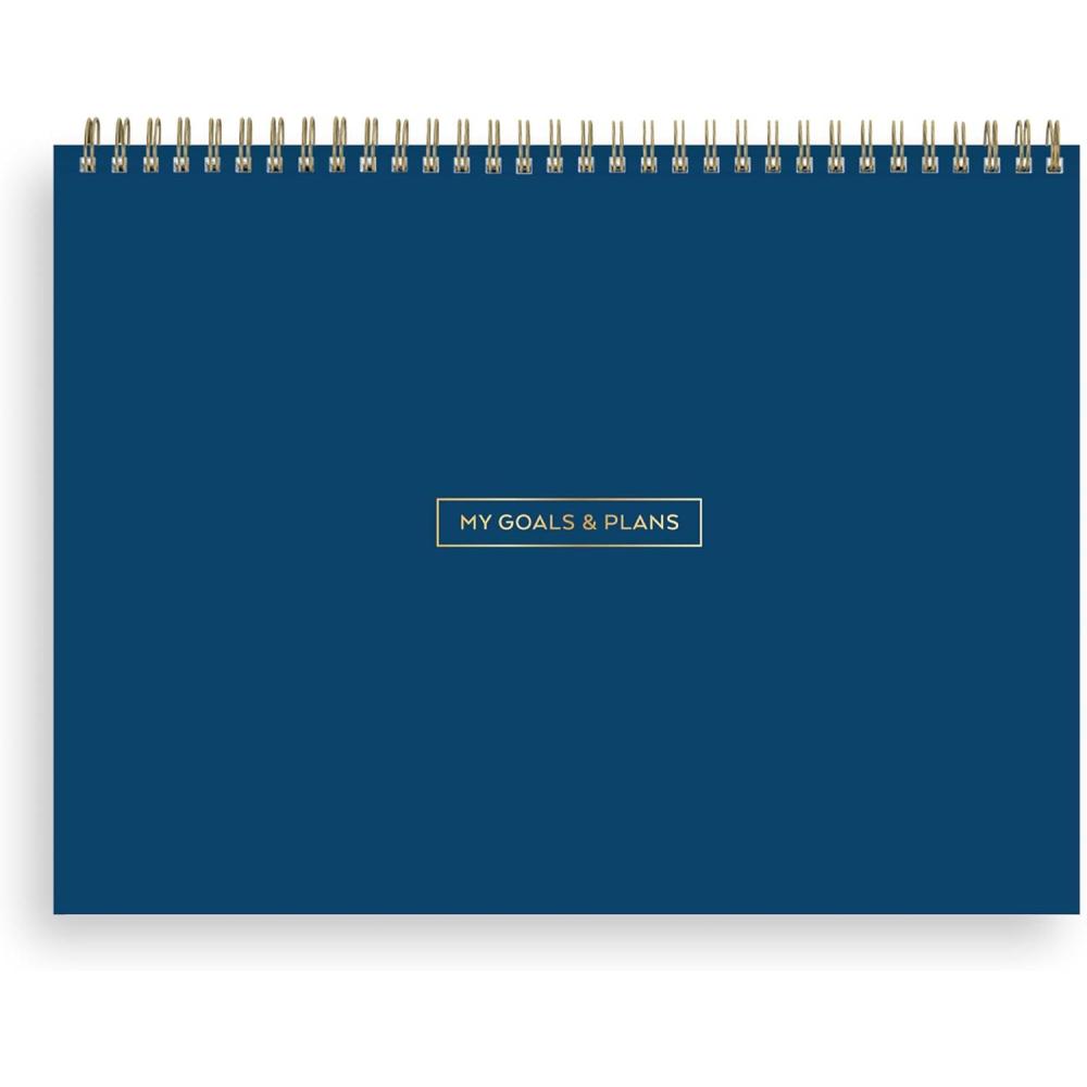 imageBlue Sky Weekly Planner Pad 300g Cardboard NonDated Weekly Safety Wirebound Top Bound Navy 12quot x 9quotNavy