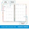 Blue Sky 15 Month 2026 Weekly and Monthly Planner Calendar, October 2025 – December 2026, 5″ x 8″, Hard Cover, Durable Twin Wire Binding, Laminated Tabs, Storage Pocket, Includes Ruler, Sticky Notes & Stickers, Nerina(Nerina- 2026)