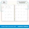 Blue Sky 15 Month 2026 Weekly and Monthly Planner Calendar, October 2025 – December 2026, 8.5″ x 11″, Laminated Cover, Durable Twin Wire Binding, Laminated Tabs, Storage Pocket, Includes Stickers, Coronado(Coronado- 2026)
