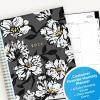 Blue Sky 2026 Monthly Planner Calendar, January 2026 – December 2026, 8″ x 10″, Clear Pocket Cover, Laminated Tabs, Durable Twin Wire Binding, Baccara Dark(Baccara Dark- 2026)