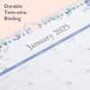 Blue Sky 2026 Monthly Wall Calendar, January 2026 – December 2026, Durable Twin Wire Binding, 11″ x 8.75″, Perfect For Home, Office And Classrooms, Baccara Dark(Lindley- 2025)