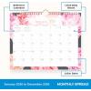 Blue Sky 2026 Monthly Wall Calendar, January 2026 – December 2026, Durable Twin Wire Binding, 11″ x 8.75″, Perfect For Home, Office And Classrooms, Baccara Dark(Joselyn- 2026)
