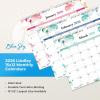 Blue Sky 2026 Monthly Wall Calendar, January 2026 – December 2026, Durable Twin Wire Binding, 15″ x 12″, Perfect For Home, Office And Classrooms, Lindley Multi(Lindley Multi- 2026)