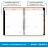 Blue Sky 2026 Weekly and Monthly Planner Calendar, January 2026 – December 2026, 5.875” x 8.625”, Flexible Cover, Storage Pocket, Ruler, Colorful Interior, Includes Extra 30 Sheets of Notes, Black(Black- 2026)
