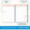Blue Sky 2026 Weekly and Monthly Planner Calendar, January 2026 – December 2026, 5.875” x 8.625”, Flexible Cover, Storage Pocket, Ruler, Colorful Interior, Includes Extra 30 Sheets of Notes, Black(Tides- 2026)