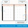 Blue Sky 2026 Weekly and Monthly Planner Calendar, January 2026 – December 2026, 5.875” x 8.625”, Flexible Cover, Storage Pocket, Ruler, Colorful Interior, Includes Extra 30 Sheets of Notes, Black(Black- 2026)