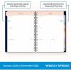 Blue Sky 2026 Weekly and Monthly Planner Calendar, January 2026 – December 2026, 5.875” x 8.625”, Flexible Cover, Storage Pocket, Ruler, Colorful Interior, Includes Extra 30 Sheets of Notes, Black(Starlight- 2026)