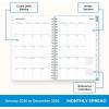 Blue Sky 2026 Weekly and Monthly Planner Calendar, January 2026 – December 2026, 5″ x 8″, Flexible Frosted Cover, Laminated Tabs, Durable Twin Wire Binding, Chloe(Chloe- 2026)
