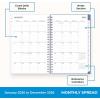 Blue Sky 2026 Weekly and Monthly Planner Calendar, January 2026 – December 2026, 5″ x 8″, Flexible Frosted Cover, Laminated Tabs, Durable Twin Wire Binding, Lindley(Lindley- 2026)